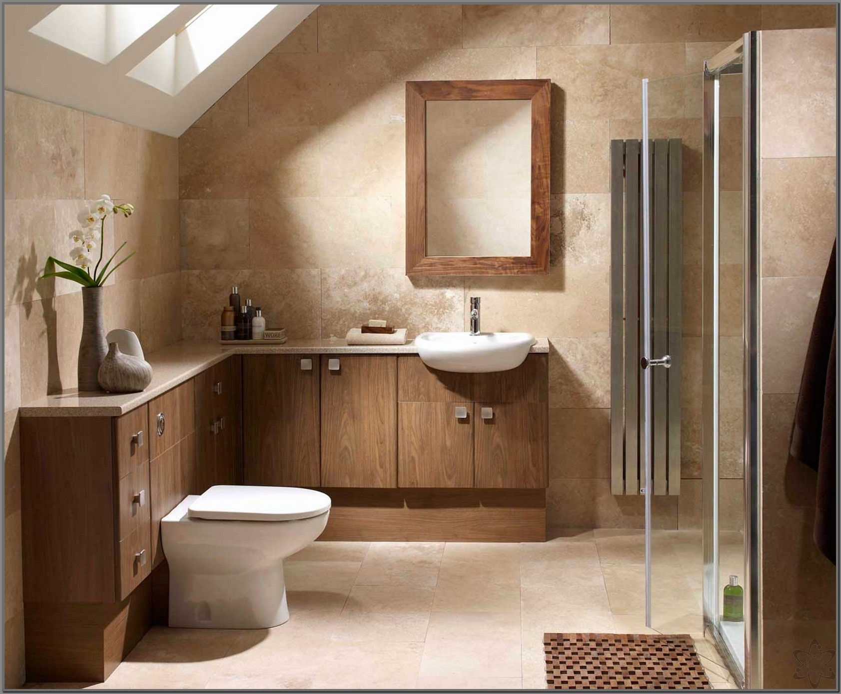 desain modern interior kamar mandi minimalis  